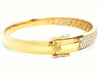 Yellow Gold Diamond Bangle Bracelet 58 Facettes 05872CD