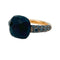 Bague 48 Bague Pomellato, "Capri", or rose, diamants noirs et onyx. 58 Facettes 32445
