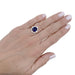 Ring 49 1920s ring, Ceylon sapphire, old cut diamonds. 58 Facettes 32282