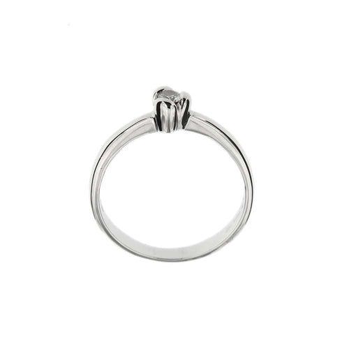 Bague 56 Bague solitaire Or blanc Diamant 58 Facettes 29529