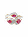 Ring 52 Ruby Diamond Trio Ring 58 Facettes