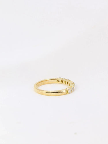 Bague Demi-Alliance américaine diamants 0,36 ct 58 Facettes J102