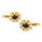 Boucles d'oreilles Boucles d'oreilles Dormeuses Or jaune Saphir 58 Facettes 2432022CN