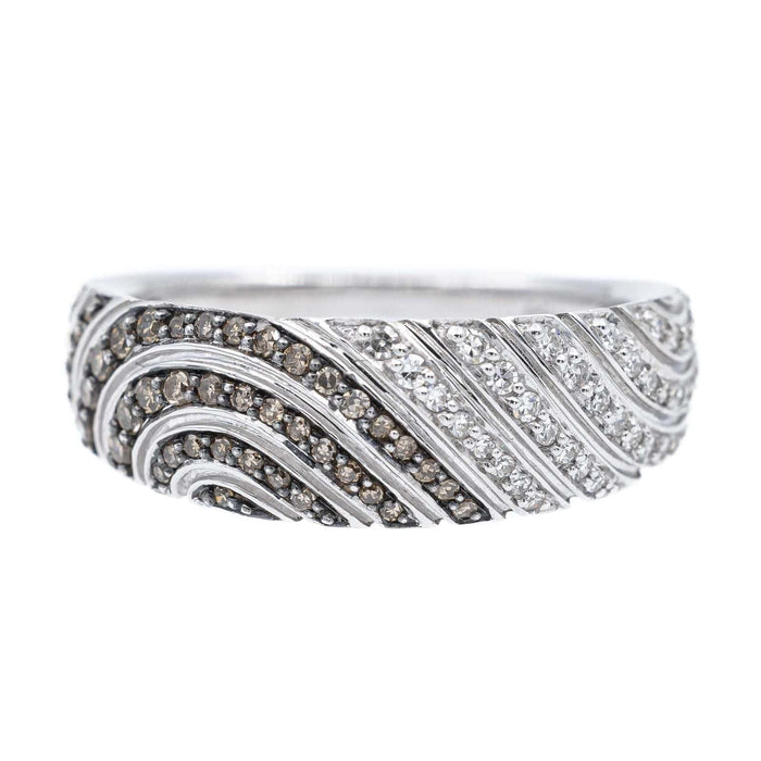 Bague 54 Bague Or blanc Diamant 58 Facettes 2329117CN