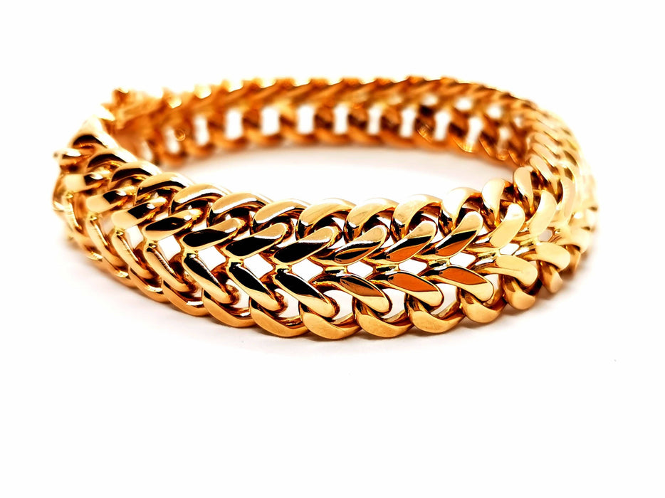 Bracelet Bracelet Maille gourmette Or jaune 58 Facettes 1186413CN