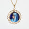 Pendentif Pendentif vintage émail de Limoges et or 58 Facettes 19-228