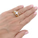 Ring 58 Vintage ring in rose gold, platinum and old cut diamond. 58 Facettes 32838
