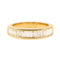 Bague 56 Bague Demi alliance Or jaune Diamant 58 Facettes 2201524CN