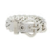 Bracelet Bracelet hermès "Ceinture" en argent. 58 Facettes 31628