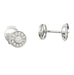 Puces Tiffany & Co. earrings, “Mini Circlet”, platinum and diamonds. 58 Facettes 31870