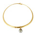 Collier COLLIER OMEGA OR DIAMANTS PERLE 58 Facettes BO/220120 NSS