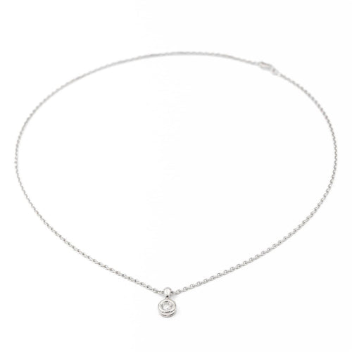 Collier Collier Pendentif Or blanc Diamant 58 Facettes 1751770CN