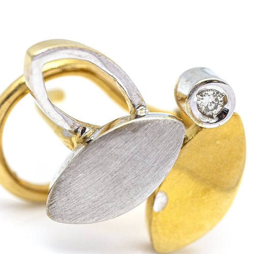 Boucles d'oreilles Boucles d'oreilles Feuille 2 Ors 58 Facettes D359657LF