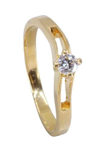 Bague 47 SOLITAIRE DIAMANT 0.10 CARAT 58 Facettes 066601