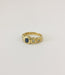 Ring Gold Sapphire & Diamond Ring 58 Facettes to Latvia