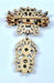 Broche Broche pendentif or argent diamants, Napoléon III 58 Facettes AB171