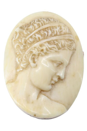 Broche BROCHE ANCIENNE EN IVOIRE 58 Facettes 069761