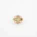 Ring 53.5 Vintage flower diamond ring in yellow and white gold 58 Facettes