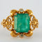 Bague 55 Bague Emeraude Diamants 58 Facettes ALGU19
