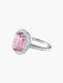 Ring 52 Oval pink sapphire diamond ring 58 Facettes LP72-4 – 414