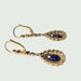 Earrings Art Deco Sapphires Diamonds Earrings 58 Facettes A2636 (873)