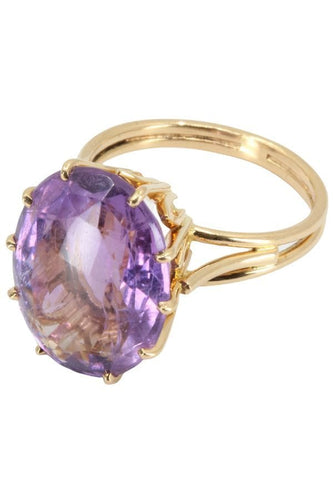 Bague BAGUE MODERNE AMETHYSTE 58 Facettes 042501