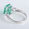 Bague 54 Bague Emeraude de Colombie Diamants 58 Facettes 324E110
