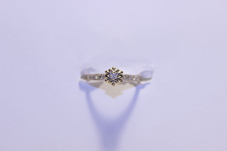 Bague 51 Bague Petite Etoile Diamants 58 Facettes