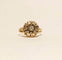 Bague Bague fleur en or et pierres blanches 58 Facettes