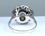 Ring 58 18-carat white gold ring paved with 33 diamonds, circa 1930 58 Facettes AB293
