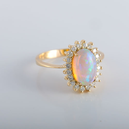 Bague 60 Bague cocktail en or jaune 58 Facettes