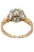 NAPOLEON III FLOWER RING 58 Facettes 041031