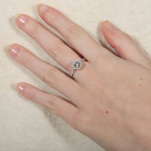 Bague 52 Bague Solitaire 0.40ct 58 Facettes