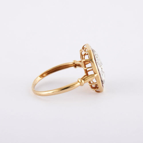 Bague 58 Bague Damier Rubis Diamants 58 Facettes JE511