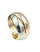 CARTIER ring. Trinity collection, 3 gold GM wedding ring 58 Facettes