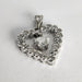 Pendentif Pendentif coeur en or blanc et diamants 58 Facettes 5603