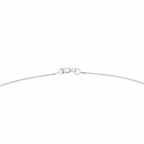 Collier Collier Pendentif Or blanc Aigue-marine 58 Facettes 2506320CN