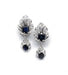 White/Grey / 750‰ Gold Earrings Gold sapphire and diamond earrings 58 Facettes 230015SP