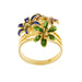 Ring 49 Enameled flower ring 58 Facettes 32423
