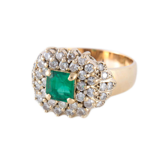 Bague BAGUE OR & EMERAUDE 58 Facettes BO/220119