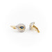 Earrings Sleeper earrings Yellow gold Sapphire 58 Facettes 1949700CN