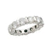 Bague 54 Alliance or blanc et diamants. 58 Facettes 31169