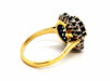 Bague 53 Bague Fleur Or jaune Saphir 58 Facettes 1436595CN