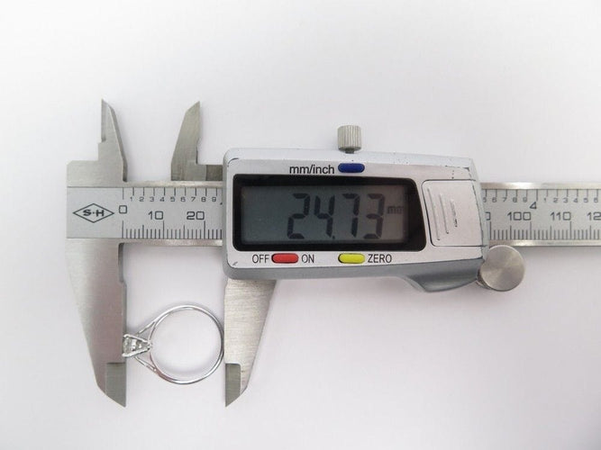 Bague 52 bague solitaire t52 or blanc 18k et diamant 1.02 carats gvs1 58 Facettes 234468