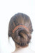 Accessory Hair comb, old tiara, in horn and coral, on silver vermeil 58 Facettes
