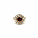 Bague 53 Bague Diamants Grenat 58 Facettes