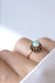 Ring Ring in rose gold, opal, diamonds and enamel 58 Facettes