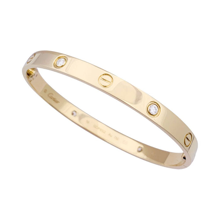 Bracelet Bracelet Cartier ,"Love", or jaune, diamants. 58 Facettes 33248