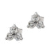 Boucles d'oreilles Boucles d'oreilles Fleur Or blanc Diamant 58 Facettes 2621609CN