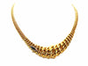 Necklace American mesh necklace Yellow gold 58 Facettes 1588583CN